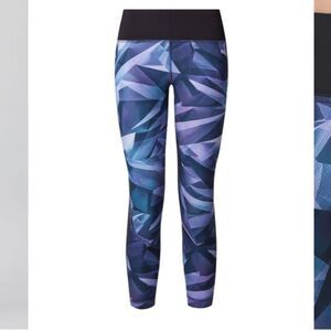 Lululemon Pace Rival Crop Pretty Prism Multi / Black
